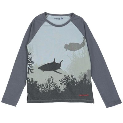 Polera Niño Diving Gris
