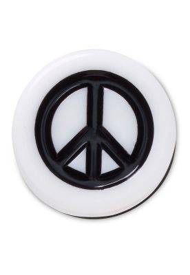 Jibbitz Crocs Paz Amistad Blanco