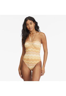 Traje De Baño Mujer Wave Hello 1Pc Naranja