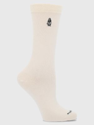 Calcetin Algodón Mujer Classic Beige