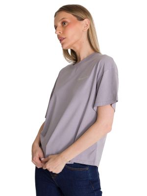 Imagen 2 del producto Polera Manga Corta Boxy Mujer Bordato Lila