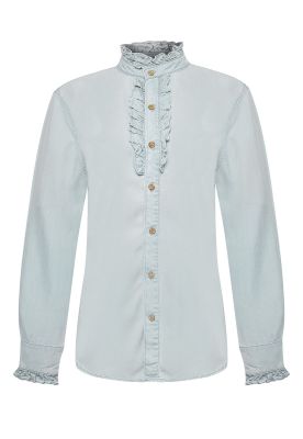 Blusa Tencel Mujer Raulí Azul