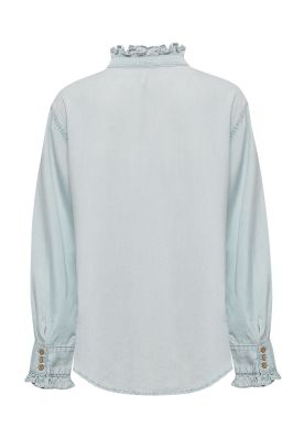 Imagen 2 del producto Blusa Tencel Mujer Raulí Azul 