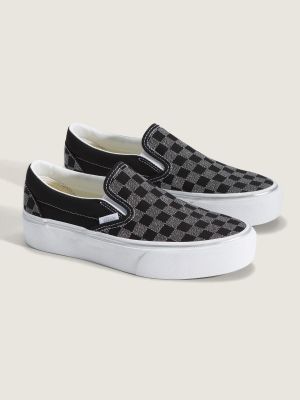 Imagen 2 del producto Zapatilla Mujer Classic Slip-On Plat Negro