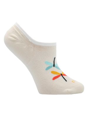 Calcetin Crema Dragonfly Mujer