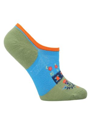 Calcetín Algodón Mujer Inv Mistik Verde