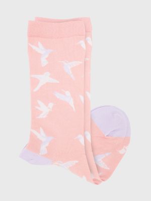 Imagen 2 del producto Calcetin Algodón Mujer Colibri Rosado