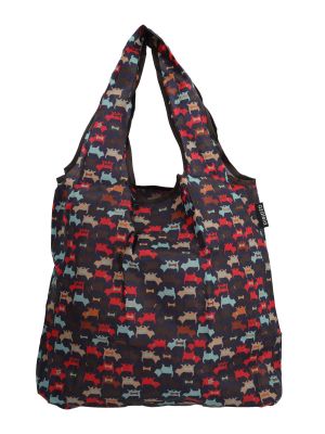 Bolsa Poliéster Mujer Shopping Bag Doggy Azul