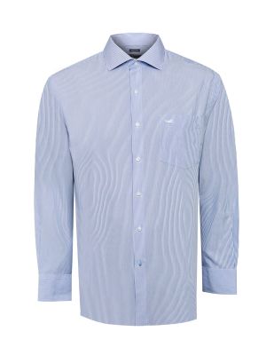 Imagen 2 del producto Camisa Algodón Libre de Arrugas Hombre Azul