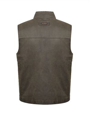 Imagen 2 del producto Chaqueta Sin Mangas Algodón Hombre Marzio Café