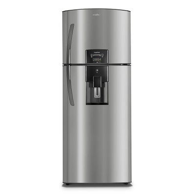 Refrigerador No Frost 400Lts Brutos Inox Mabe RMP410FZUU