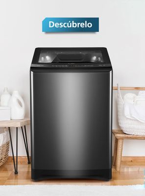 Imagen 2 del producto Lavadora Automática 9.5 Kg Diamond Gray Mabe Lma9520wdgcl0