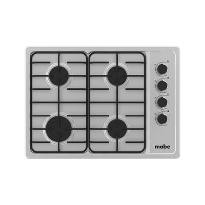 Encimera De Empotre A Gas 60cm Inox Mabe Cmg6044sd-1cl