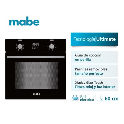 Imagen 2 del producto Horno de empotre Eléctrico 60 cm 220V Negro Mabe HM6045EXN0