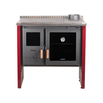 Imagen 2 del producto Cocina a Leña Bosca Hestia 90 Burdeo