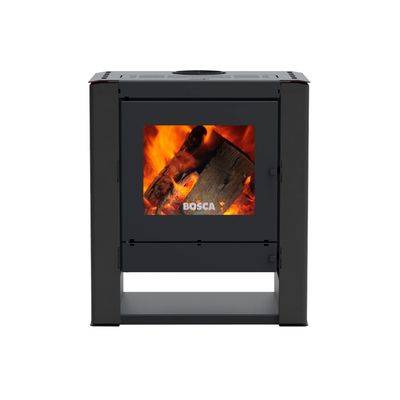 Pack Estufa a Leña Gold 500 Charcoal + kit de Instalación