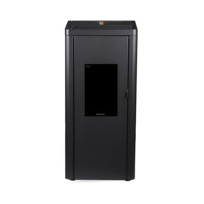 Imagen 2 del producto Estufa a Pellet AMG Silenzio Forgya Black Vision + Kit de Instalación