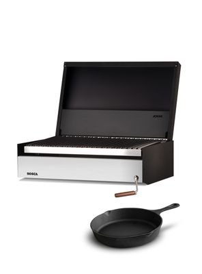 Pack Parrilla A Carbon Bosca Block 750 + Sarten Redondo