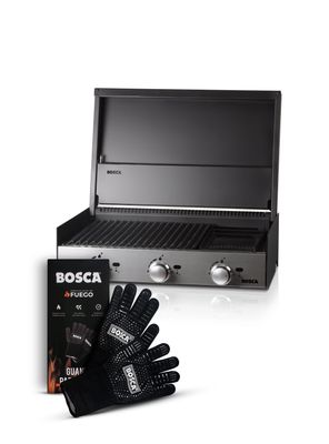 Pack Parrilla a Gas Bosca Block 750 + Guantes Parrillero