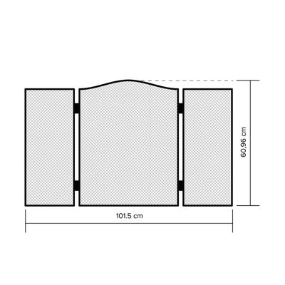 Imagen 2 del producto Rejilla de seguridad L101 para estufas y chimeneas