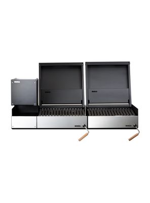 Imagen 2 del producto Pack Parrilla Carbón Leñero 250 + Block 500 + Block 500