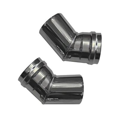 Imagen 2 del producto Juego de Codo Ac. Inox 80mm 45°