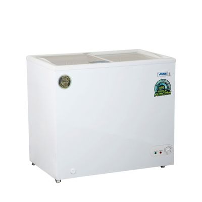 Imagen 2 del producto Ventus Conservadora CTV-210 Tapa Vidrio Dual 210 Lts