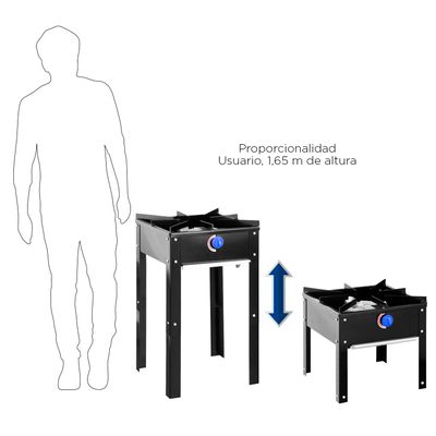 Imagen 2 del producto ANAFE 1 PLATO ECO EN CAJA ALTO BAJO GLP