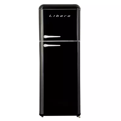 REFRIGERADOR RETRO FRIO DIRECTO 203 LTS LRT-210DFNR NEGRO
