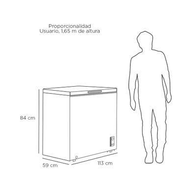 Imagen 2 del producto FREEZER HORIZONTAL CONTROL DIGITAL 299 LTS LFH-301EC