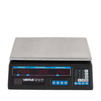 Ventus Balanza Digital B-40 Visor LED Rojo 40 Kg