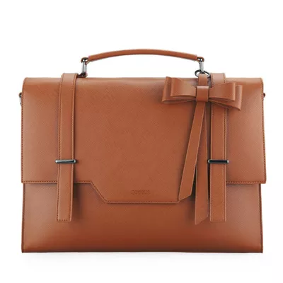 Ecosusi Bolso Maletín WORKS para laptop de hasta 15.6 '' - camel