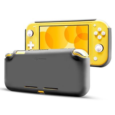 Tomtoc - Caracasa De Silicona Para Nintendo Switch Lite- Gris