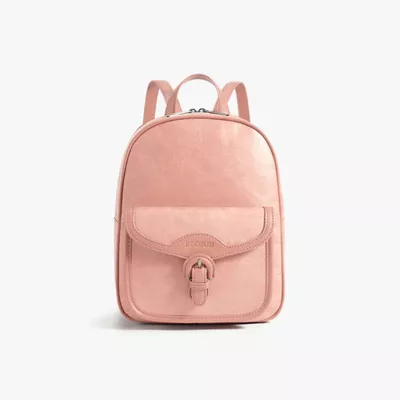 Ecosusi Mini Mochila Evelina de Papel Lavable Ecológico 11"" Rosado