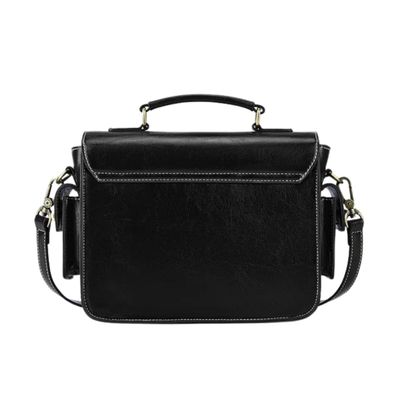 Imagen 2 del producto Ecosusi Bolso Mensajero Alison de Cuero Vegano - Negro