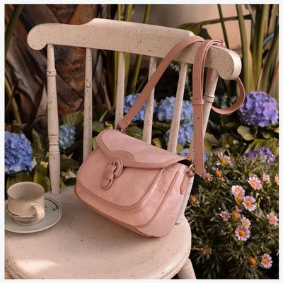 Imagen 2 del producto Ecosusi Cartera Bandolera Evelina de Papel Lavable Ecológico Rosado