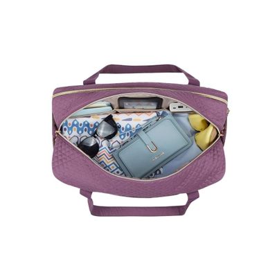 Imagen 2 del producto BAGSMART - Bolso de Mano para Viajes con Bolsa para Zapatos - Morado