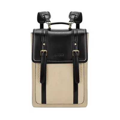 Ecosusi Mochila Dolce con Efecto Tejido para notebook 15.6"" - Negro