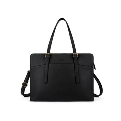 Ecosusi Bolso Tote Versátil para Notebook 15.6"" - Negro