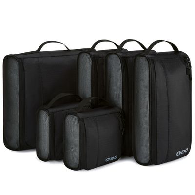 Bagsmart Organizadores de Equipaje Rígidos 6 piezas Negro