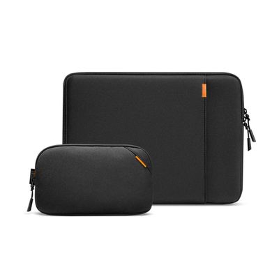 Tomtoc Funda Defender-A13 para MacBook Pro de 14"" con organizador - Negro