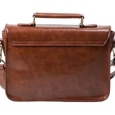 Imagen 2 del producto Ecosusi Bolso Bandolera Perforado para Mujer - Café