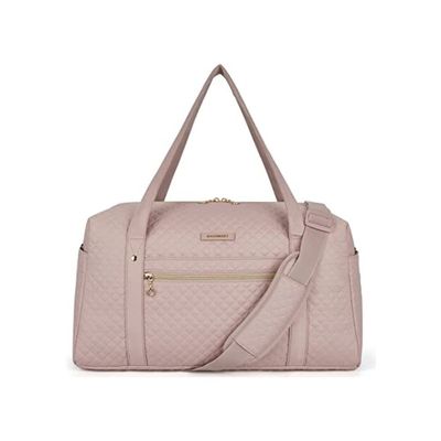 Imagen 1 del producto BAGSMART - Bolso de Mano para Viajes con Bolsa para Zapatos - Rosado