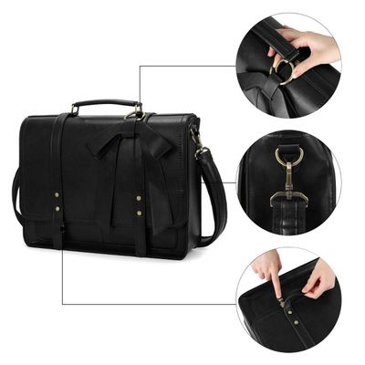 Imagen 2 del producto Ecosusi Maletín BOW removible para laptop 15.6""- Negro