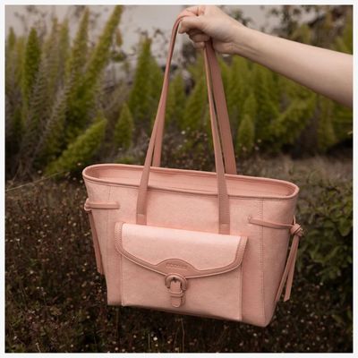 Imagen 2 del producto Ecosusi Bolso Tote Evelina de Papel Lavable 14L para 13"" Rosado