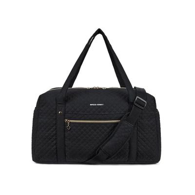 Bagsmart Bolso Fin de Semana con Bolsa para Zapatos Negro