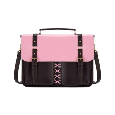 Ecosusi Maletín y Mochila Victoria para Notebook 15,6” - Rosa Café