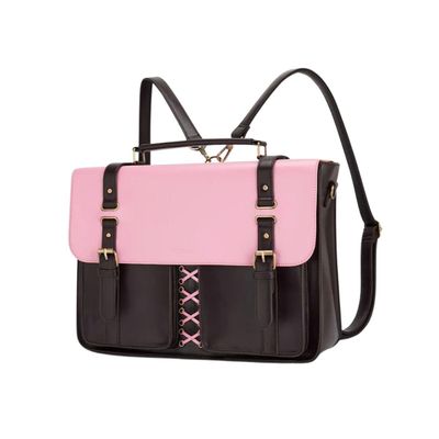 Imagen 2 del producto Ecosusi Maletín y Mochila Victoria para Notebook 15,6” - Rosa Café