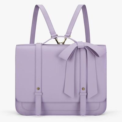 Imagen 2 del producto Ecosusi Mochila y Maletín con Lazo Removible Summer Garden Romance para 14"" - Morado