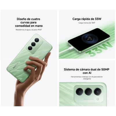 Imagen 2 del producto Xiaomi Redmi 15 5G 8GB + 256GB Verde Ondulado